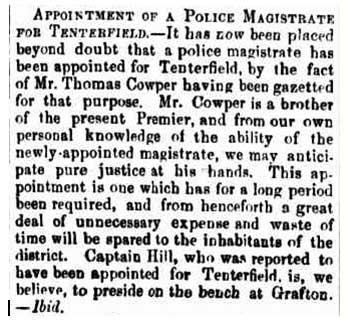 thomas cowper appointment