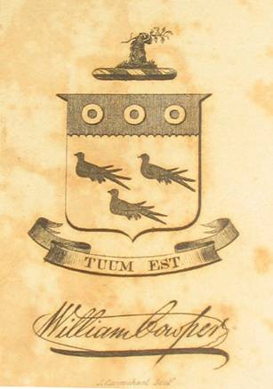 Williams crest and signature